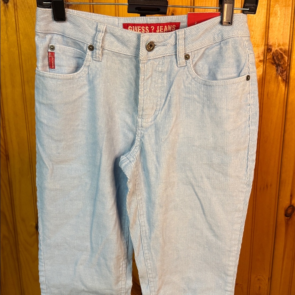 Guess Dusty Blue Frost Corduroy Jeans - Picture 4 of 8
